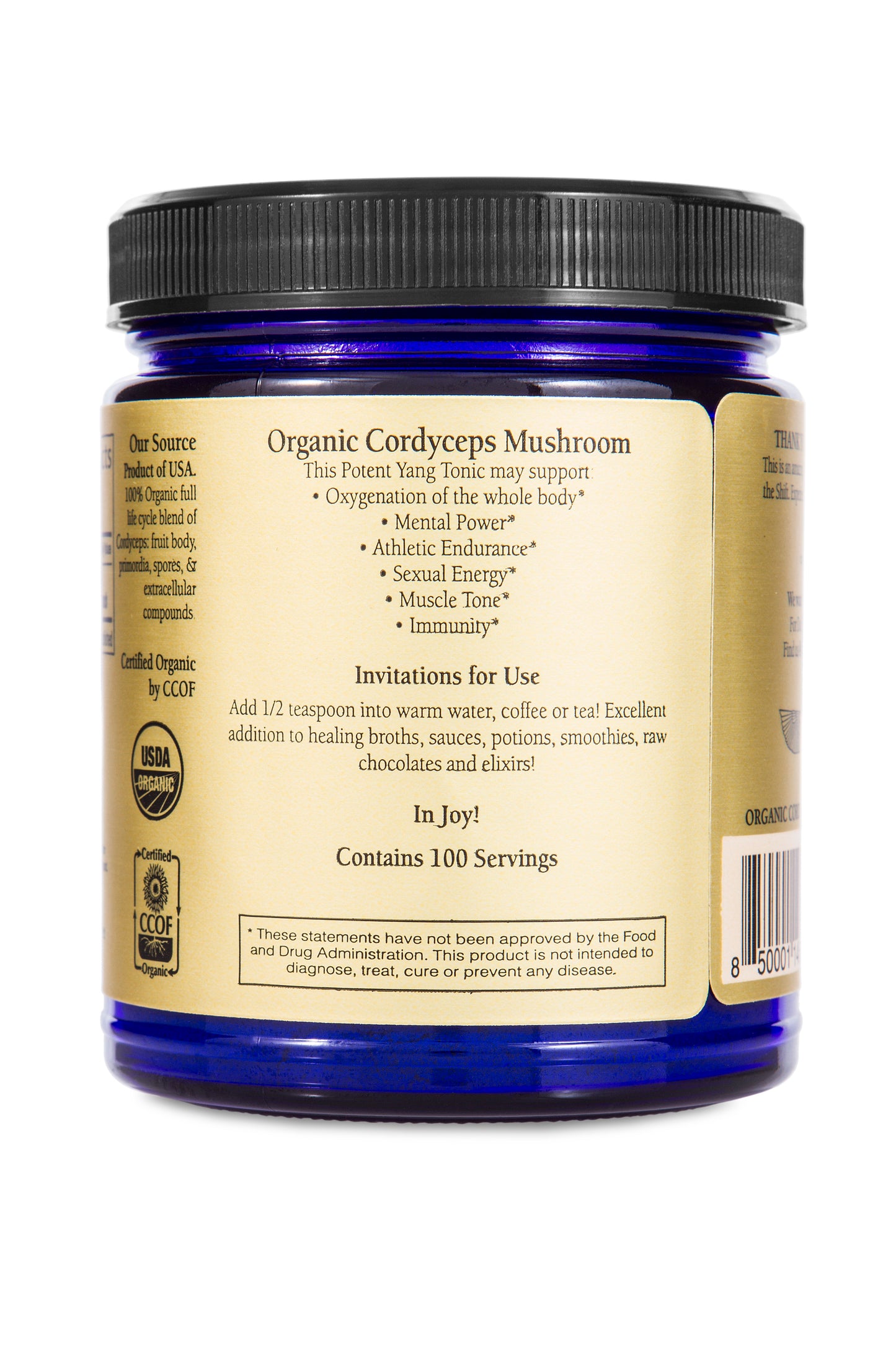 Cordyceps Mushroom Powder by Sun Potion